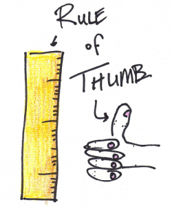 rule-of-thumb